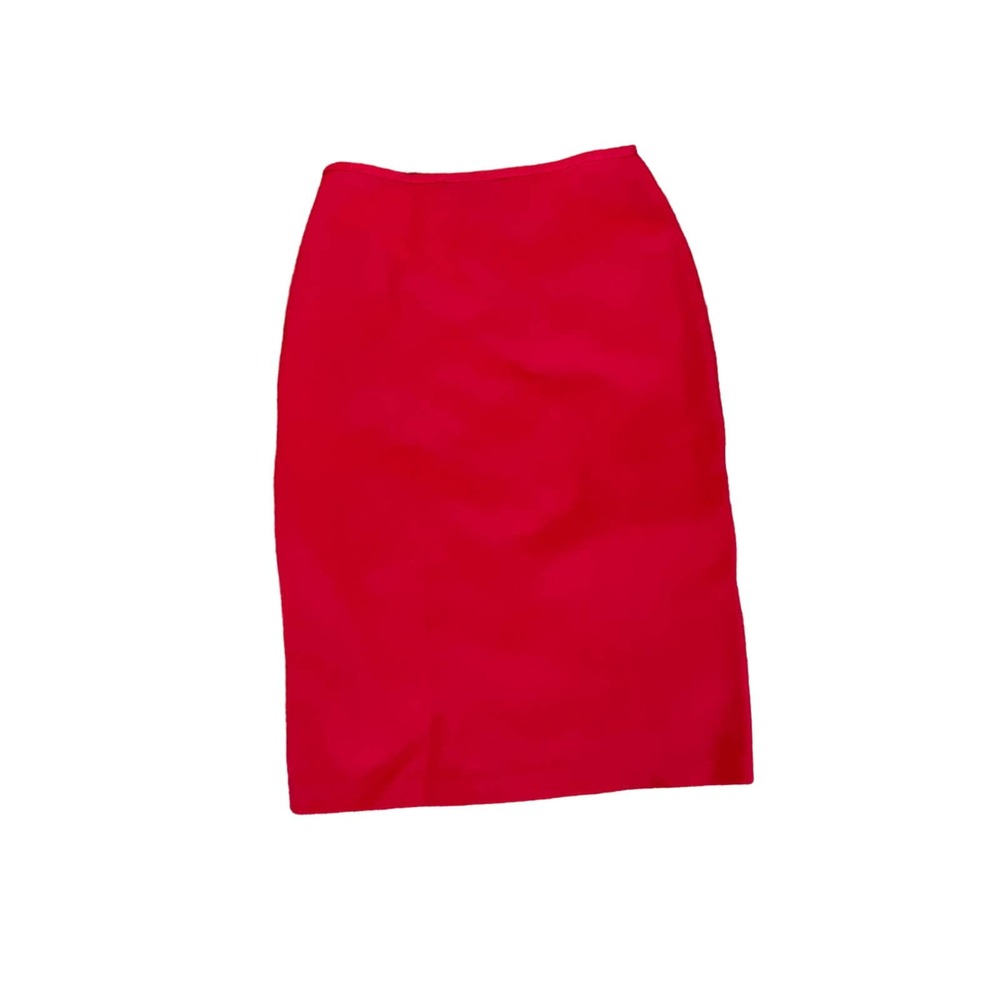St John Knit Pencil Skirt Soft Red Color Size 0 Great Condition